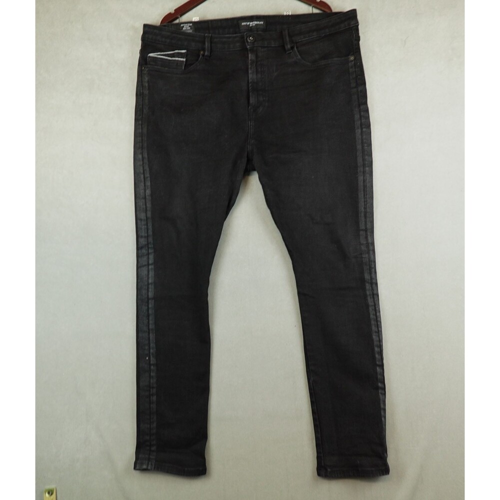Cult Of Individuality Jeans 44x32 Punk Super Skinny Black Denim Stretch